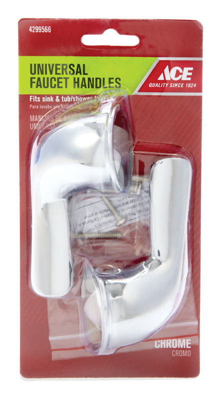 Ace For Universal Chrome Tub and Shower Faucet Handles