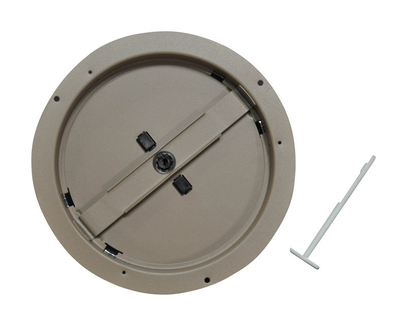 Tru Aire 8 in. H X 8 in. W Powder Coat Brown Steel Ceiling Damper