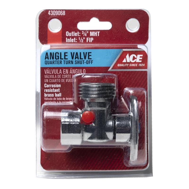 Ace 1/2 in. FIP X 3/4 in. MHT Brass Shut-Off Valve