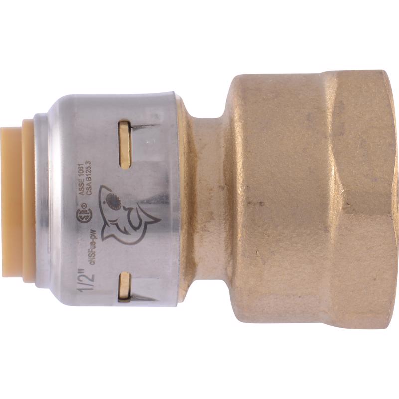 SharkBite Push to Connect 1/2 in. Push X 3/4 in. D FPT Brass Adapter