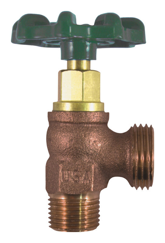 Arrowhead 1/2 in. MIP X 3/4 in. Hose Brass Boiler Drain