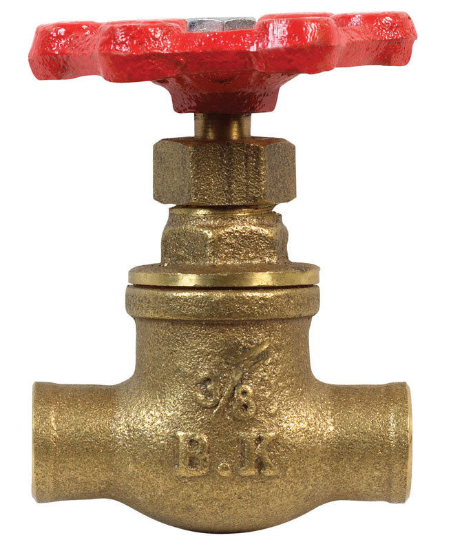 B&K ProLine 3/8 in. FIP Brass Gate Valve