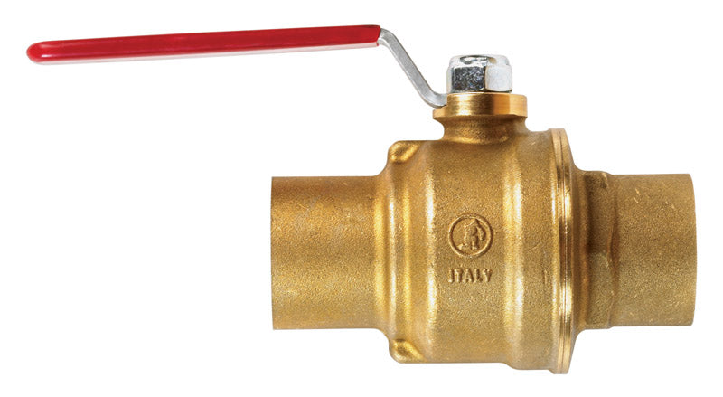 B&K ProLine 1-1/2 in. Brass Sweat Ball Valve Full Port Lever