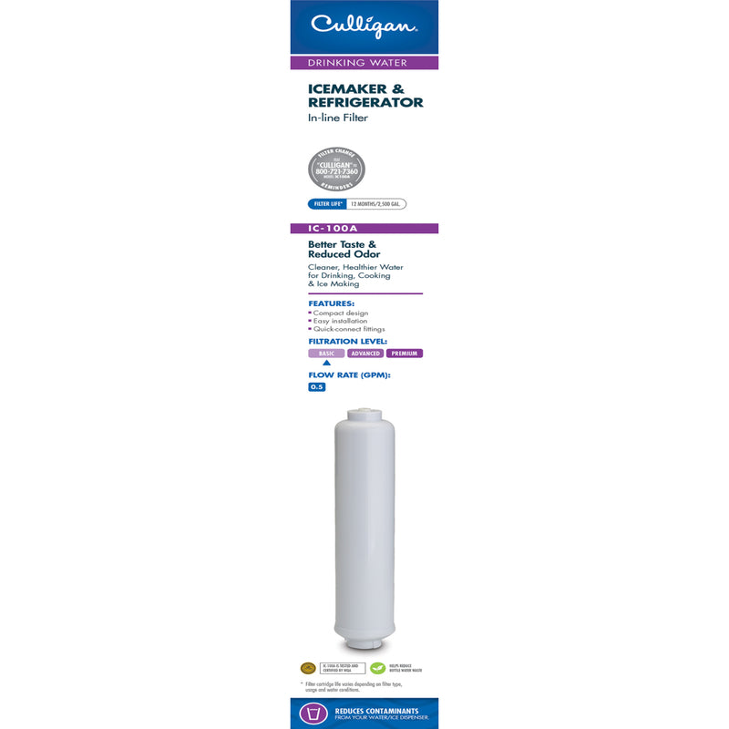 Culligan Icemarker/Refrigerator Filter For Culligan IC-100A