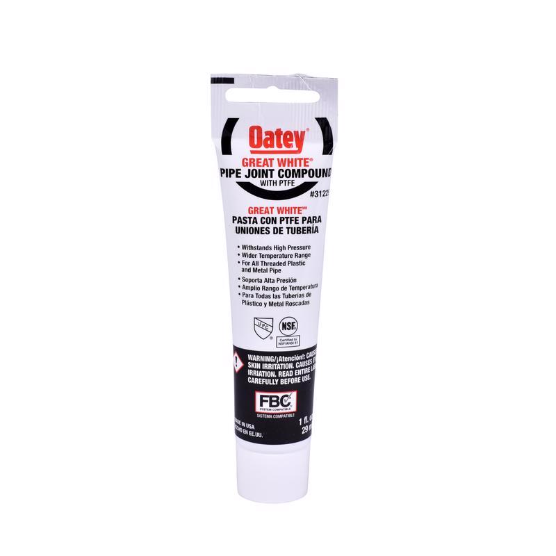 Oatey  Great White Pipe Joint Compound  1 oz.