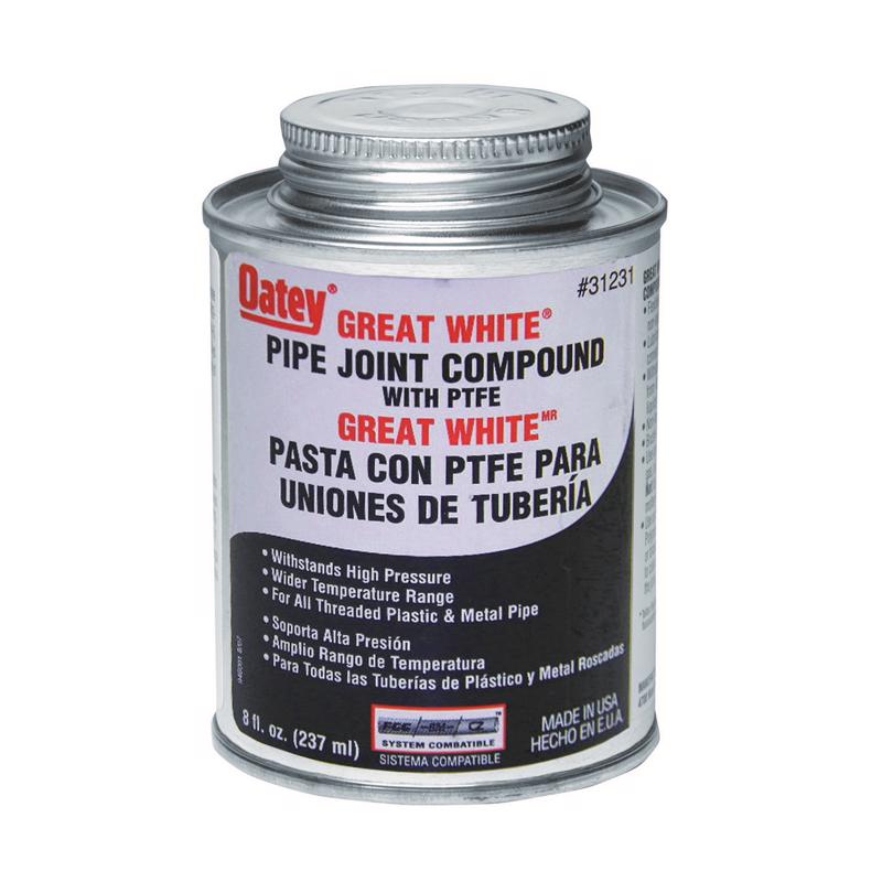 Oatey  Great White Pipe Joint Compound  8 oz.