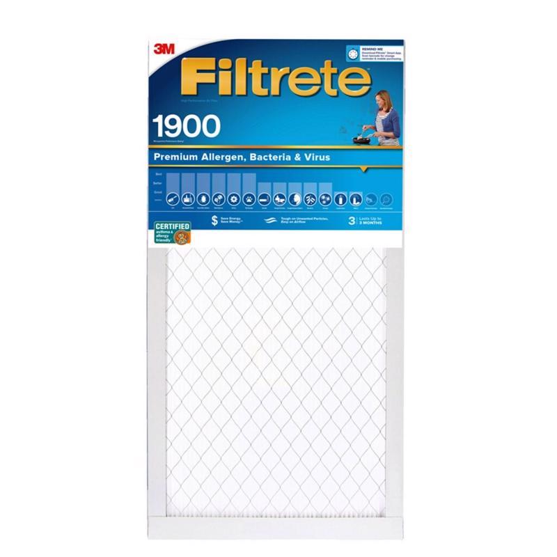 Filtrete 14 in. W X 24 in. H X 1 in. D Polypropylene 1900 MPR Pleated Allergen Air Filter 1 pk