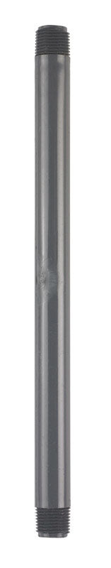B&K Schedule 80 1/2 in. MIP X 1/2 in. D MIP PVC 12 in. Nipple 1 pk