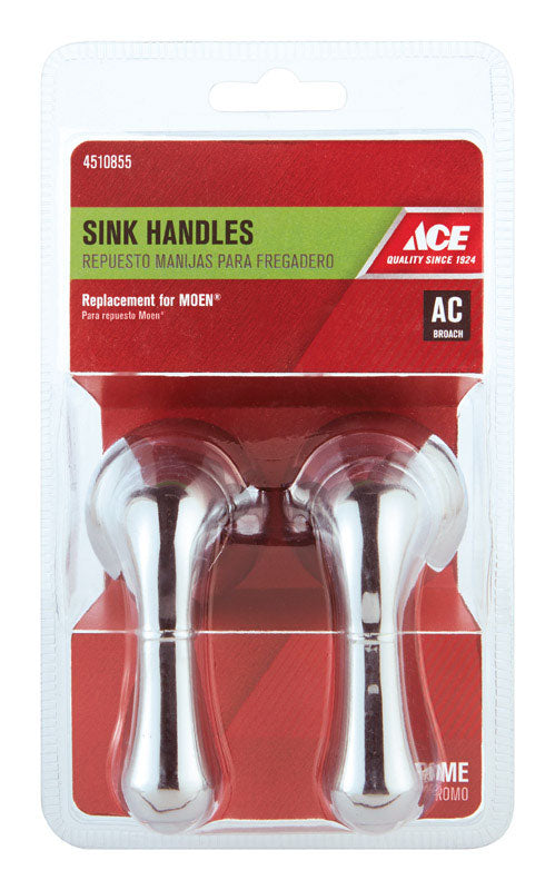 Ace For Moen Monticello Chrome Bathroom, Tub and Shower Faucet Handles