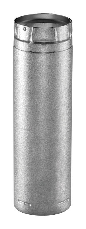 DuraVent PelletVent 3 in. D X 60 in. L Galvanized Steel Vent Pipe