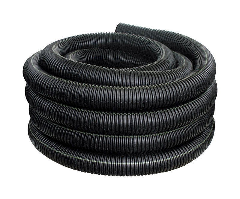 Advanced Drainage Systems 3 in. D X 100 ft. L Polyethylene Single Wall Solid Pipe