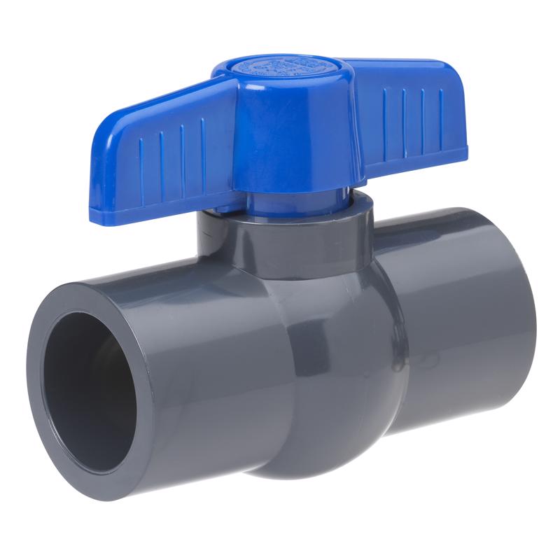Homewerks 1 in. PVC Slip Ball Valve Full Port T-Handle