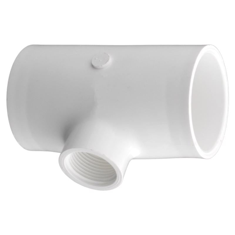 Charlotte Pipe Schedule 40 1-1/2 in. Slip X 1-1/2 in. D Slip PVC Reducing Tee 1 pk