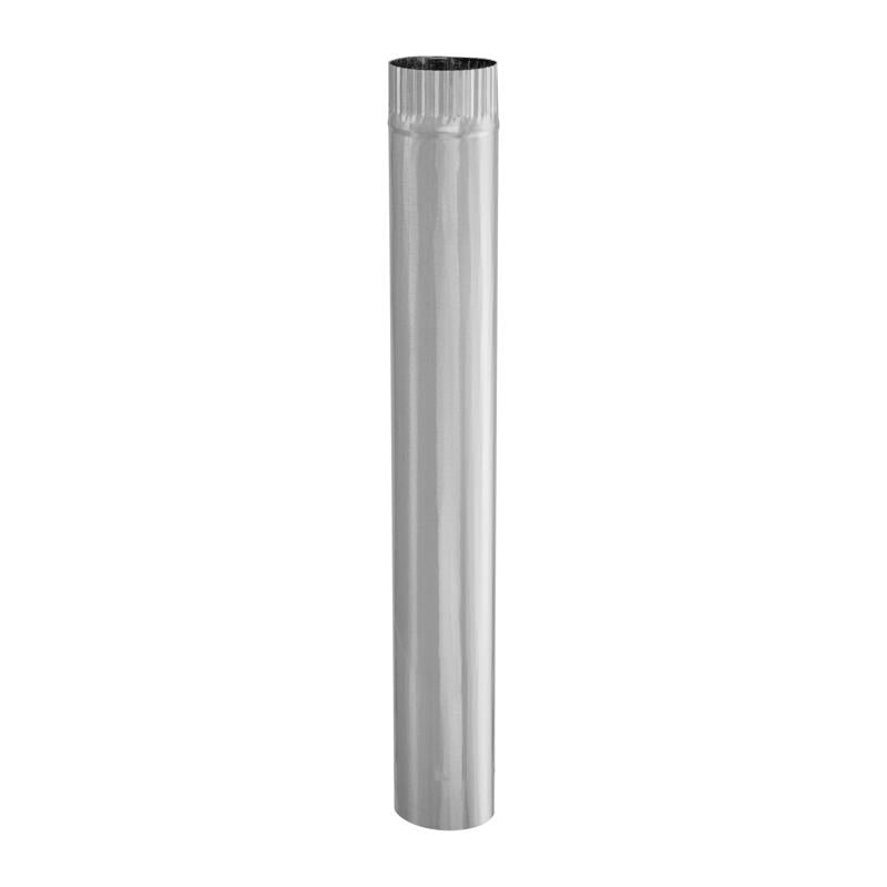 Imperial 3 in. D X 24 in. L Galvanized Steel Furnace Pipe