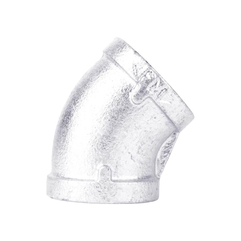 STZ Industries 3/4 in. FIP each X 3/4 in. D FIP Galvanized Malleable Iron 45 Degree Elbow