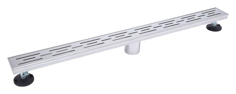 B&K 2 in. D Nickel Linear Shower Drain