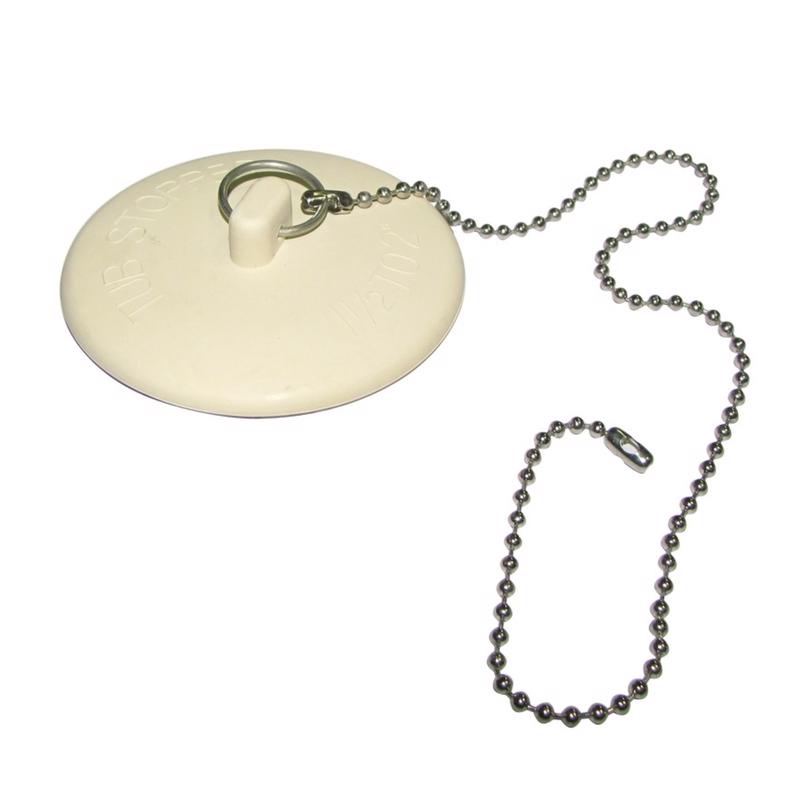 Plumb Pak 2 in. White Rubber Drain Stopper