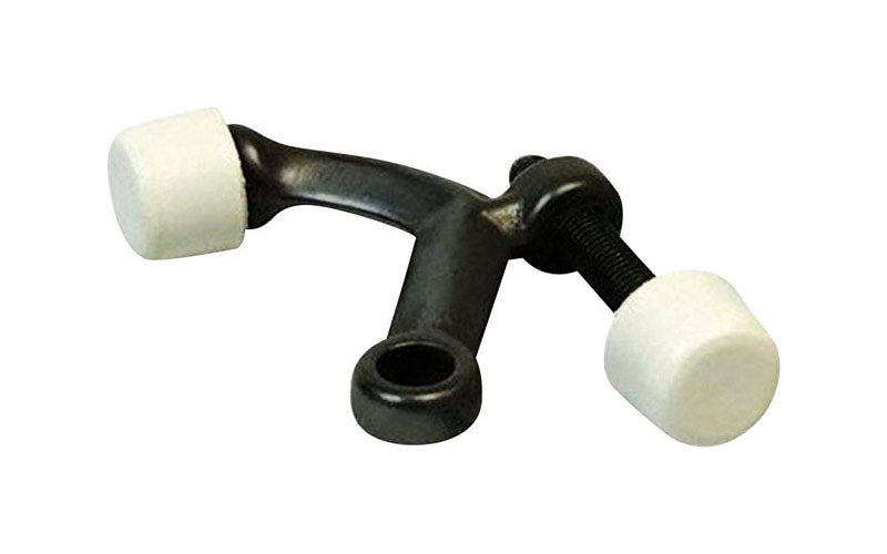 Ives 0.6 in. W X 3 in. L Aluminum Aged Bronze Hinge Pin Door Stop Mounts to door