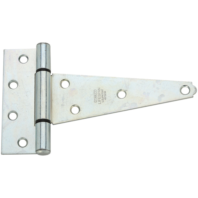National Hardware 6 in. L Zinc-Plated Extra Heavy Duty T-Hinge 2 pk