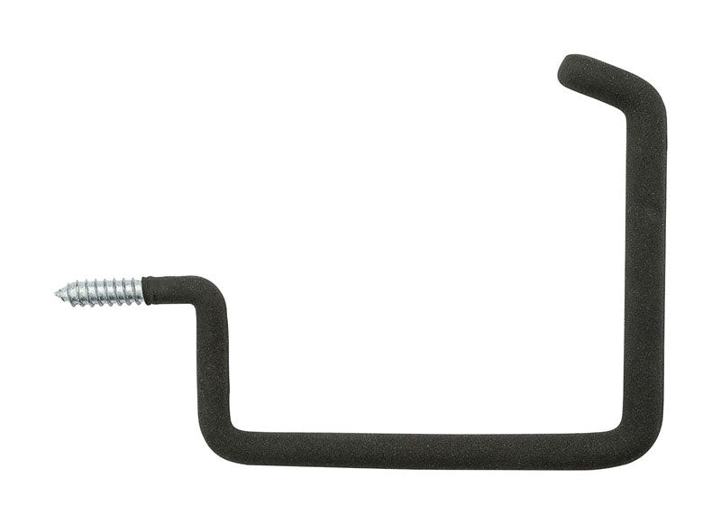 National Hardware 9.38 in. L Vinyl Coated Black Steel Large Storage Hook 50 lb. cap. 1 pk