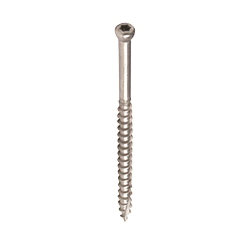 GRK Fasteners No. 8 in. X 2-1/2 in. L Star Trim Head W-Cut Construction Screws