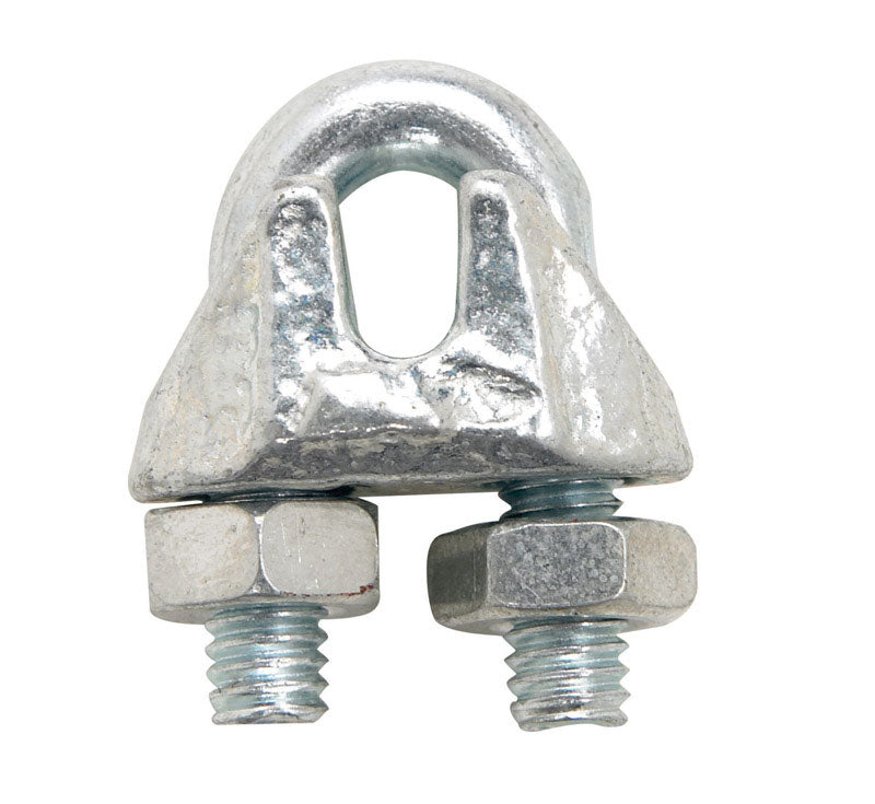 Campbell Electrogalvanized Malleable Iron Wire Rope Clip 1/16 in. L