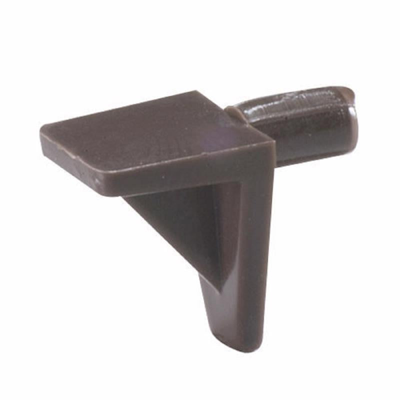 Onward 0.6 in. H X 0.39 in. W X .39 in. D Brown Plastic Shelf Clips