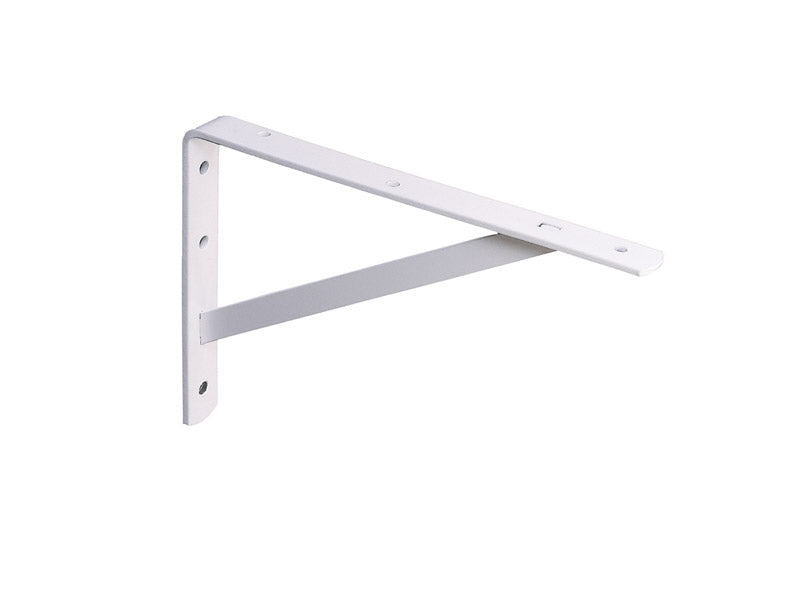 Knape & Vogt White Steel Bracket N/A Ga. 12 in. L 600 lb