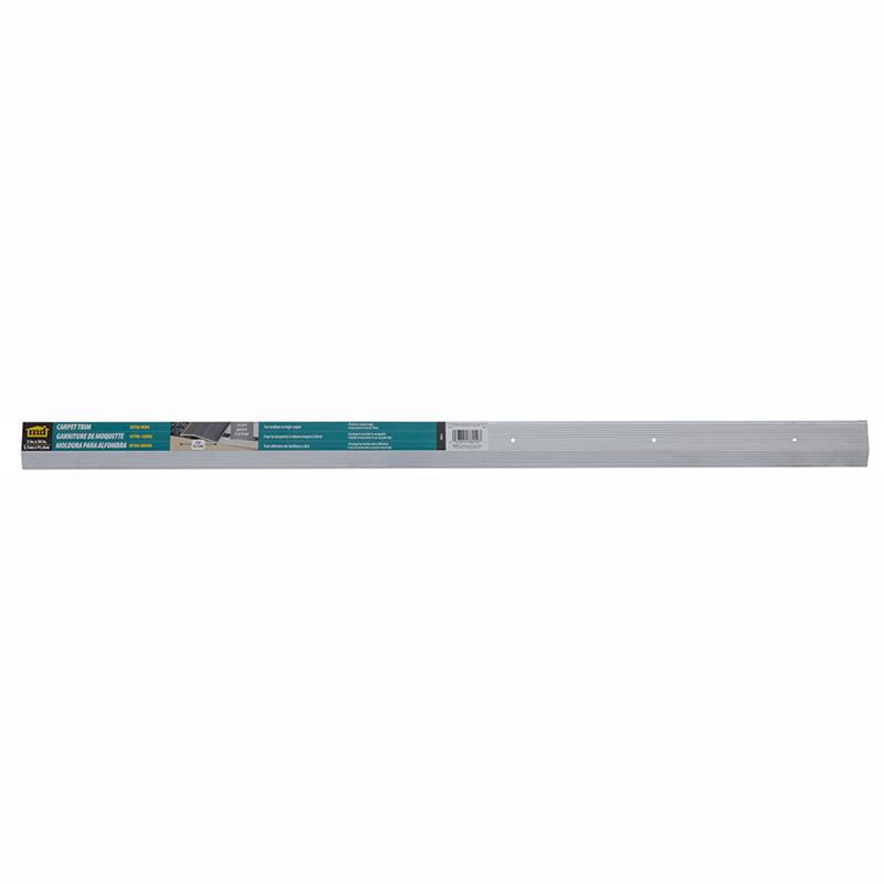 M-D BUILDING PRODUCTS 0.375 in. H X 2 in. W X 36 in. L Prefinished Silver Aluminum Carpet Trim