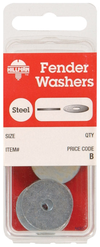 HILLMAN Zinc-Plated Steel 5/32 in. Fender Washer 1 pk
