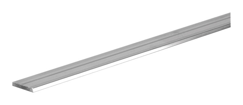 SteelWorks 0.125 in. X 2 in. W X 4 ft. L Aluminum Flat Bar 1 pk