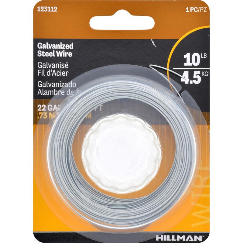 HILLMAN 100 ft. L Galvanized Steel 22 Ga. Hobby Wire
