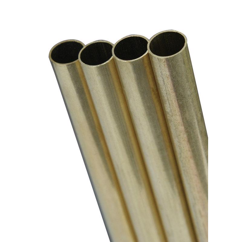K&S 1/16 in. D X 1 in. L Round Brass Tube 3 pk