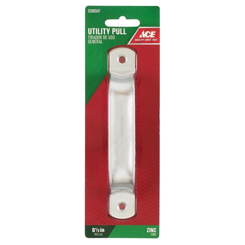 Ace 6.5 in. L Zinc-Plated Silver Steel Utility Pull
