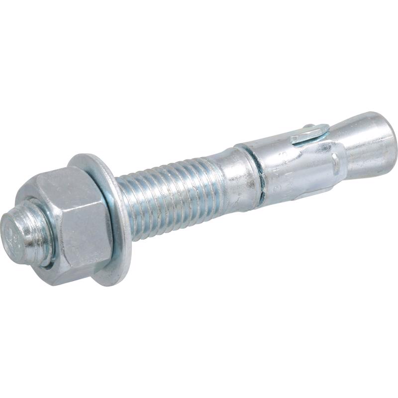 HILLMAN 3/4 in. D X 4-3/4 in. L Steel Round Head Wedge Anchor 10 pc