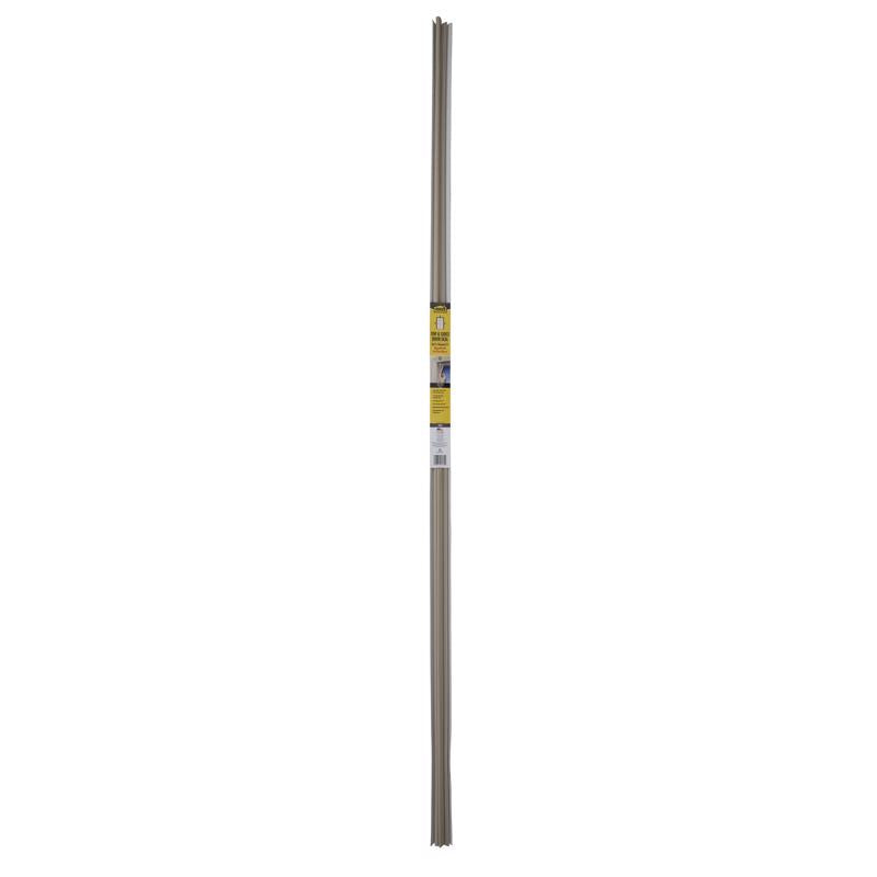 M-D BUILDING PRODUCTS Beige Aluminum Weatherstrip Set For Doors 81 in. L X 0.38 in.