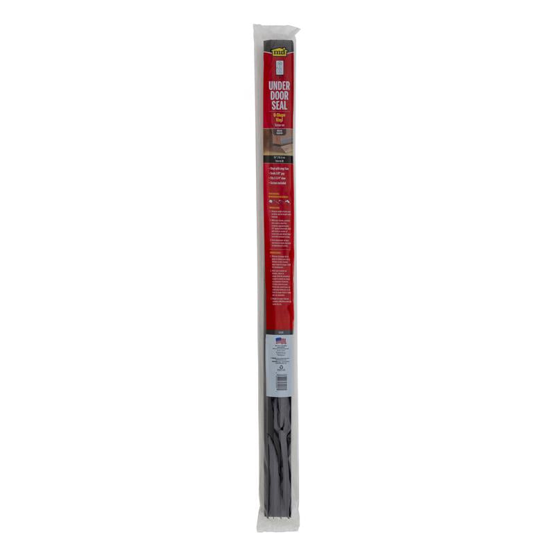 M-D BUILDING PRODUCTS Brown Vinyl U-Shaped Bottom For Doors 36 in. L X 1.13 in.
