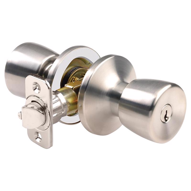 Ace Mobile Home Stainless Steel Entry Door Knob 1-3/4 in.