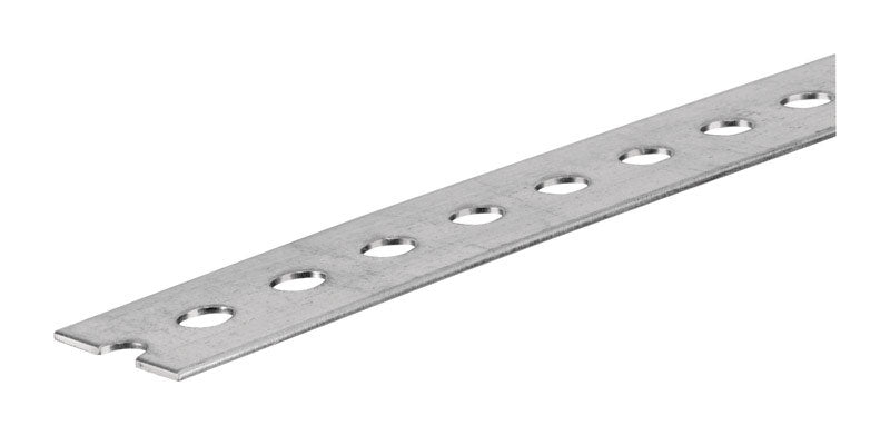 SteelWorks 0.074 in. X 1.38 in. W X 72 in. L Steel Slotted Flat Bar