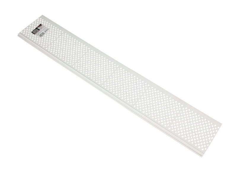 Amerimax 6 in. W X 36 in. L White Plastic Gutter Guard 1 pk