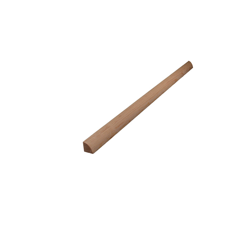 Alexandria Moulding 3/4 in. H X 3/4 in. W X 8 ft. L Primed Brown Oak Molding