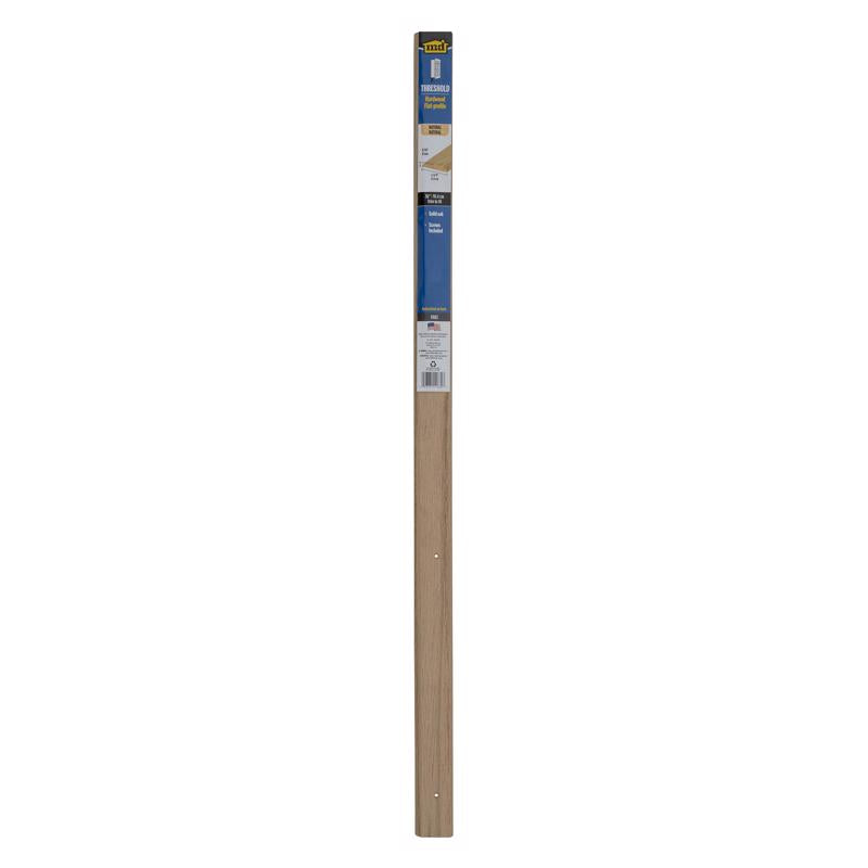 M-D BUILDING PRODUCTS 0.3125 in. H X 1.75 in. W X 36 in. L Natural Hardwood Flat Top Threshold Oak