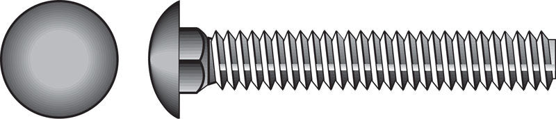 HILLMAN 5/16 in. X 1-1/2 in. L Hot Dipped Galvanized Steel Carriage Bolt 100 pk