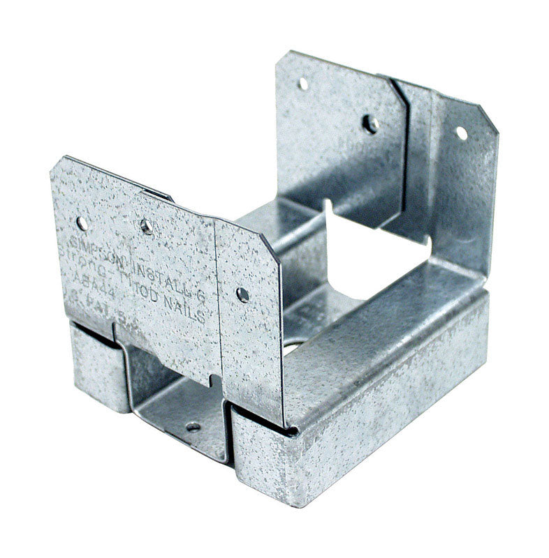 Simpson Strong-Tie ZMax 3.63 in. H X 4 in. W 16 Ga. Galvanized Steel Standoff Post Base