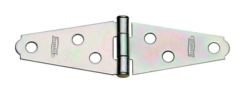 National Hardware 2 in. L Zinc-Plated Light Strap Hinge 2 pk