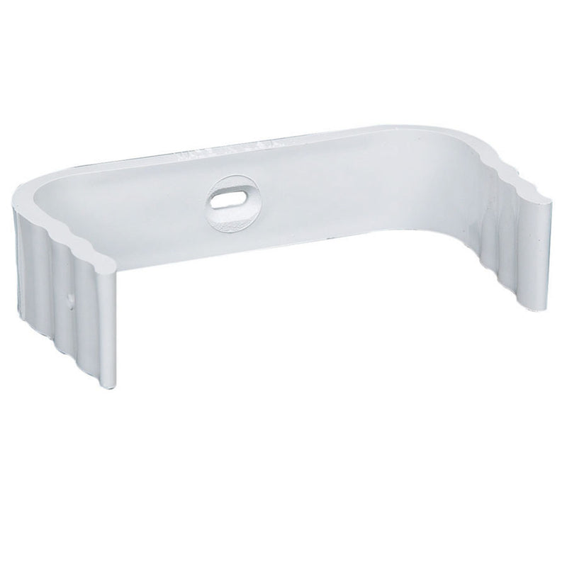 Amerimax 1 in. H X 7 in. W X 8 in. L White Vinyl K Downspout Band