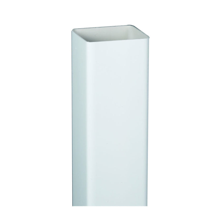 Amerimax 2 in. H X 2 in. W X 120 in. L White Vinyl U Downspout