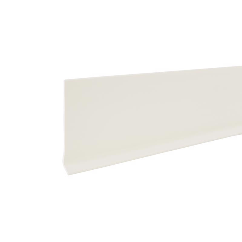M-D BUILDING PRODUCTS 4 in. H X 0.08 in. W X 20 ft. L Self-Stick Almond Vinyl Wall Base