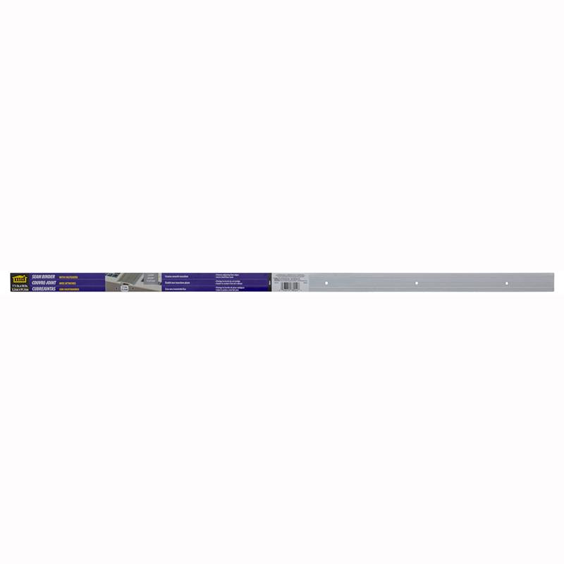 M-D BUILDING PRODUCTS 1.25 in. W X 36 in. L Anodized Silver Aluminum Seam Binder