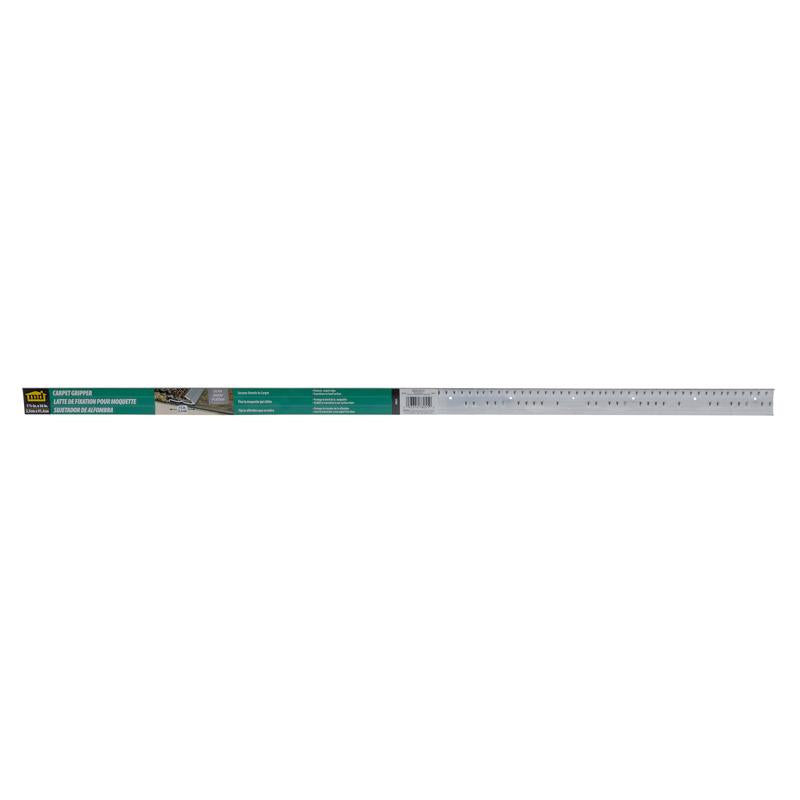 M-D BUILDING PRODUCTS 0.5 in. H X 1.375 in. W X 36 in. L Prefinished Silver Aluminum Carpet Gripper